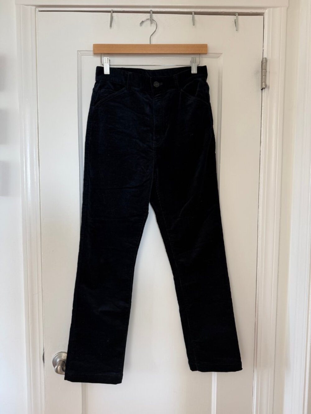 Massimo Dutti Black Corduroy Pants Size US 4
